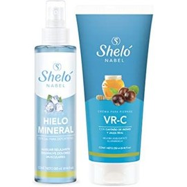 Kit Anti-Várices de Sheló NABEL: Hielo Mineral y Crema VR-C para Adultos Unisex