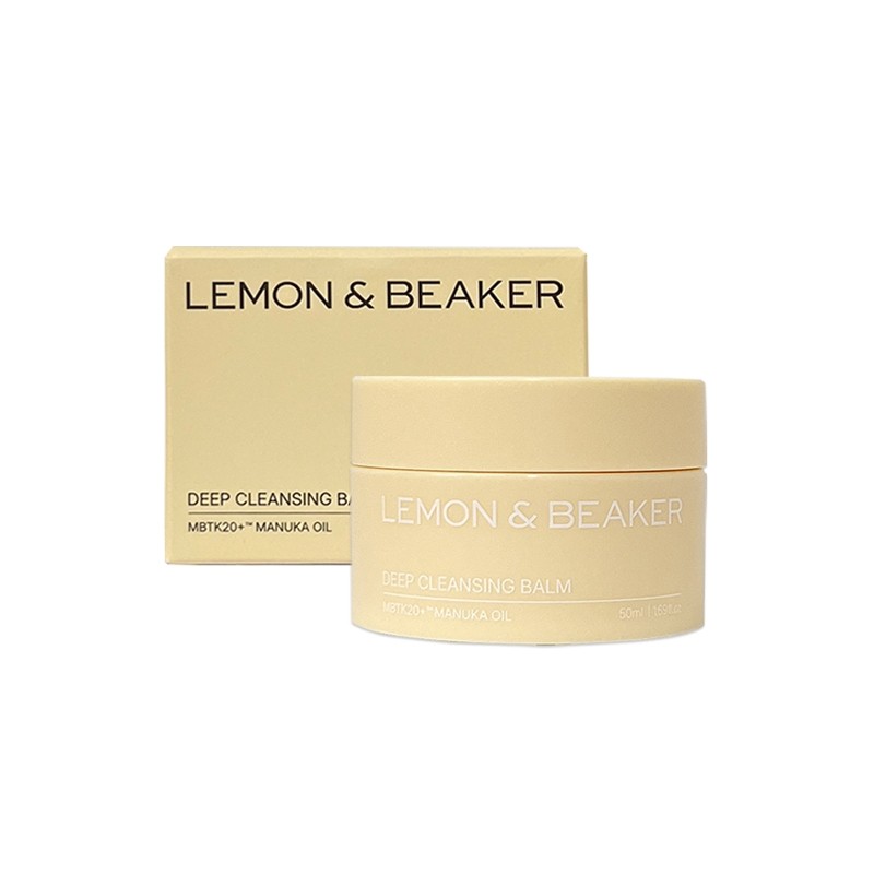 Lemon&Beaker Cleansing Balm Deep Cleansing Pack Balm 100ml+50ml+Sponge / 레몬앤비커