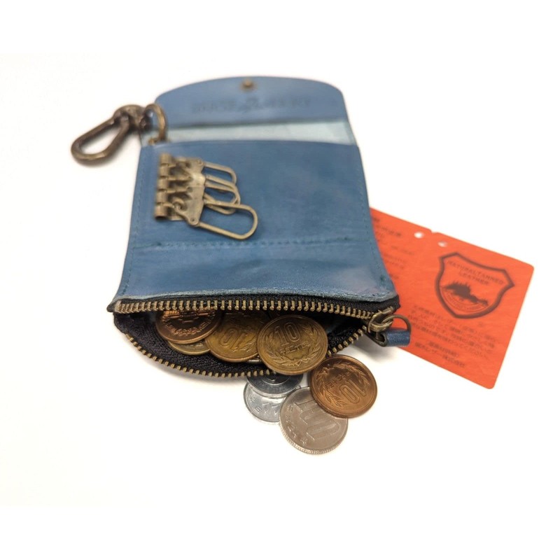 Deep Zone Genuine Cowhide Leather Tochigi Leather Smart Key Holder