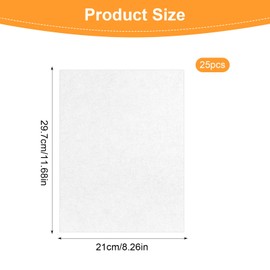 25 Sheets Shrink Film for Painting, A4 Shrink Paper, Shrink Film, Translucent Shrink Plastic Sheets, Shrink Film Set for Children, Adults, DIY Crafts