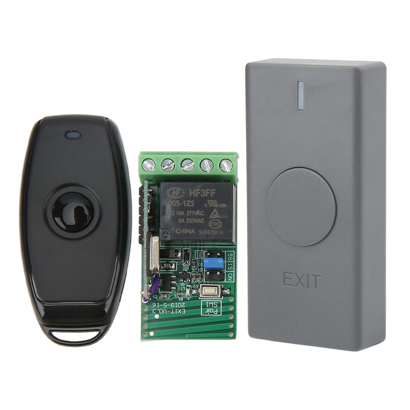 Wireless Access Control System with Door Exit Button Controller Remote