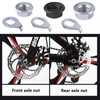 Pack of 12 Bicycle Axle Nuts, Flange Nuts, Flange Nuts