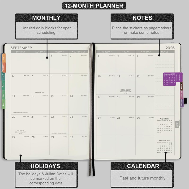 2026 Planner - JAN 2026 - DEC 2026, Planner Weekly