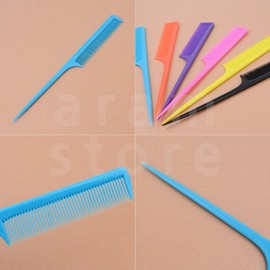Hair tail comb, plastic hair comb, 1P cutting comb, beauty comb / 헤어 꼬리 빗 플라스틱 머리빗 1P 컷트빗 미용빗