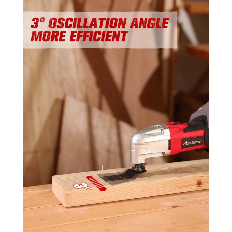 AVID POWER Oscillating Tool, 22000 OPM Electric Oscillating Multi Tool