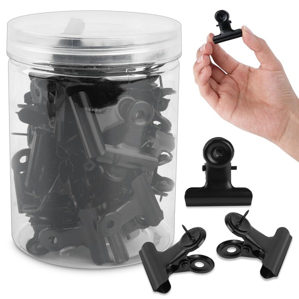 Supkiir 50 Pcs Push Pins Clips for Bulletin Board, No