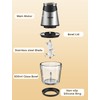Syvio Mini Food Processors/Food Chopper with 4 Bi-Level Blades, Mini