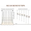 Dreaming Casa Solid Sheer Curtains Living Room White Rod Pocket