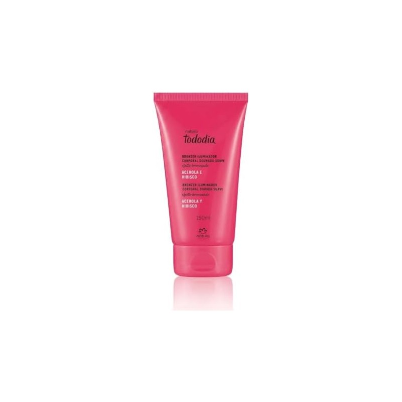 Bronzer Iluminador Corporal Dorado Suave Tododia Acerola y Hibisco