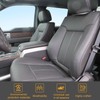 Priprilod Perforated Leather Black Driver Side Bottom Replacement Seat Cover