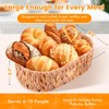 Bread Basket with Warming Stone and Cloth -Terra Cotta Bread