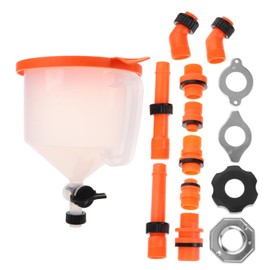 KICHOUSE 1 Set Radiator Filling Kit Spill Coolant Funnel Set for Automotive Use Leak Prevention Design Compatible with Various Car Models and Coolant Types