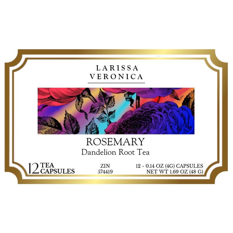 Rosemary Dandelion Root Tea (Single Serve K-Cup Pods) (12 pods,