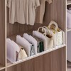 Zjyufy 2pcs Bag Purse Organizer for Closet, Adjustable Shelf Dividers