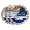HERZO Set of 3 Diamond Cutting Discs 125 x 22.23