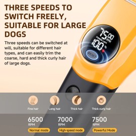 Unbranded Dog Cat Pet Grooming Kit Rechargeable Cordless Electric Hair Clipper Trimmer Set