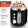 MÜELLERHOME Retro Toaster 2 Slice, 7 Browning Levels, 3 Functions