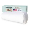 Pillowflex Bolster Pillow (10x40) - White Round Soft Roll Pillow