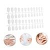 Beavorty 2sets Fake Nails Full Cover Nail Stickers Ultra-thin Matte