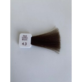 NATULIQUE Ammonia FREE Permanent Hair Color Lot Of 3 - 4.3 Dark Golden Brown