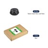 sourcing map 50Pcs #6-32 Nylon Insert Hex Lock Nut, 304