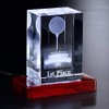 Customized 3D engraved Crystal Award (Add Your Logo And the