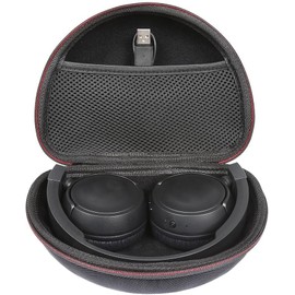 WERICO Eva Hard Case for JBL JR310BT JR300BT JR300 JR310 T600 TUNE660NC T450 T500 T510BT Wireless Bluetooth Earbuds with Headset Headphones (Black)