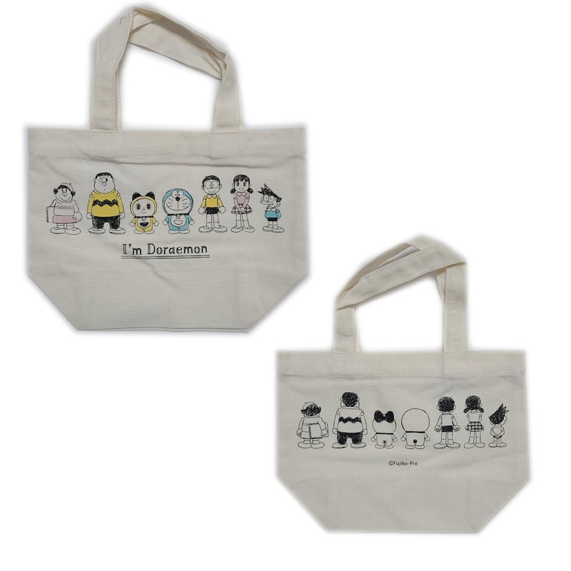 Sanrio Mini Tote Lunch Tote Bag, Canvas, Cotton, Cloth, Small