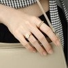 KIOYDISE Gold Plated Wedding Bands for Women Dainty Stackable Thin