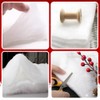 2 Pack Artificial Fake Snow Blanket 70 x 100 cm