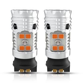 LASFIT PWY24W LED Bulbs Turn Signal Light PW24W Built in Resistor Canbus Error Free Extremely Bright Blinker Amber/Yellow Replacement Upgraded (Pack of 2)