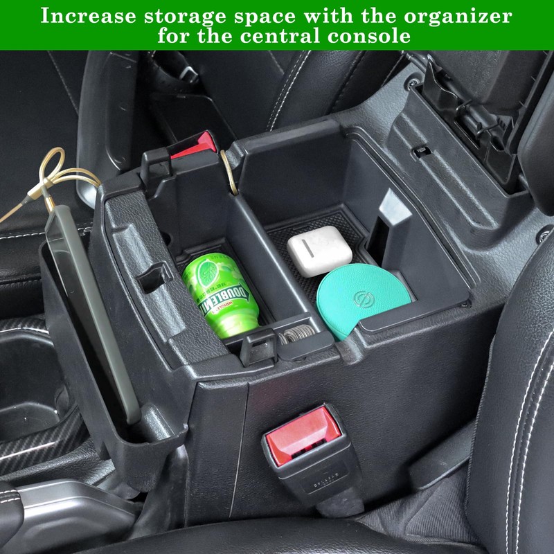 Eamplest 4PCS Center Console Organizer for 2024 2025 2026 Jeep