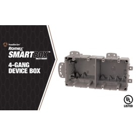 Southwire MSB1G One Gang Device Box with Depth Adjustable, Heavy Duty 42lb