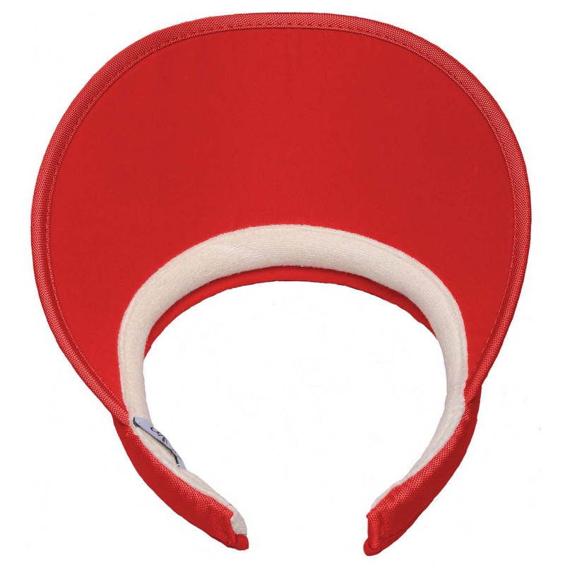 Glove It Women's Solid Visor - red