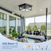 OPAXIS Motion Sensor Outdoor Ceiling Light, Flush Mount Light with