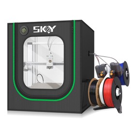 Bambu Lab A1 3D Printer Enclosure with LED Light, Hygrothermograph Fireproof Dustproof Tent Constant Temperature Protective Cover550 * 680 * 600mm