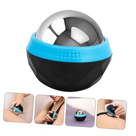 Baluue Face Massager Mini Muscle Relaxation Tool Stainless Steel Ice and Heat Massage Ball for Muscle Recovery Suitable for Home Gym and Office Use