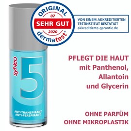 syNeo 5 Antitranspirant Roll-On, Anti Schweiß Deo für Damen und Herren gegen starkes Schwitzen, Anti Transpirant Antiperspirant Deoroller, 3er Pack (3 x 50 ml)