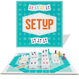 Bezzerwizzer Setup Board Game - an Innovative Twist on Rummy for Fun-Filled Game Nights! Family Strategy Game for Kids & Adults, Ages 8+, 2-4 Players, 25 Minute Playtime