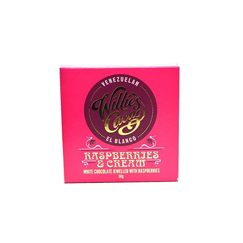 Willie's Cacao - Venezuelan el Blanco Raspberries & Cream -