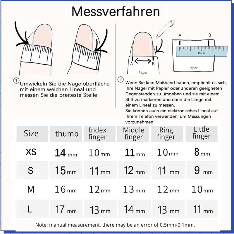 Handmade Press On Nails Short MouyouGlow, Square Round Kawaii Cute