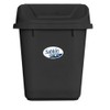 Sablon Bote de Basura Rectangular 13L Negro con Tapa