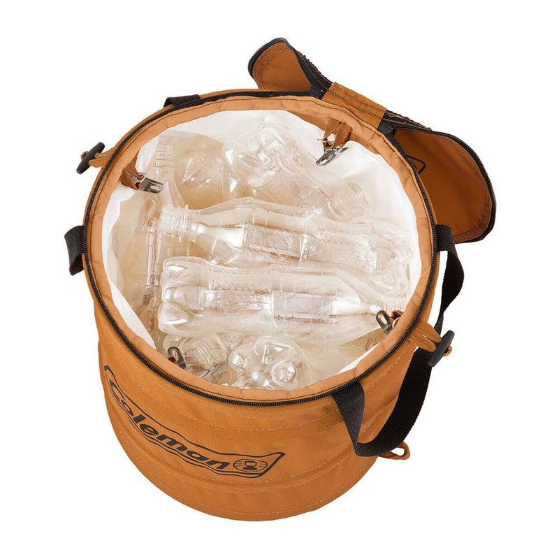 Coleman Pop-Up Box Outdoor Camping Trash Can Touch-Open Compact Storage