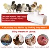 10pcs Chicken Waterer Tee Fittings, 1/2" Slip x 1/8" FPT