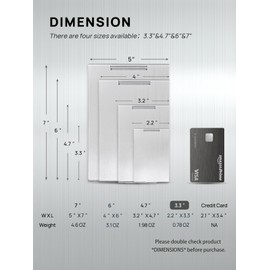 MIRRORNOVA Portable Folding Mirror, Ultra-Slim Durable Makeup Tabletop Mirror for Travel with Aluminum Shell, Gold, Mini Size, 3.3''