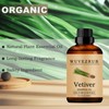Wuvezrub Vetiver Essential Oils Organic, 120ML Pure and Natural Vetiver
