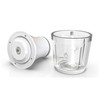 TAYAMA 2.5 Cup White 200W Mini Chopper 4-Layer Blade Food