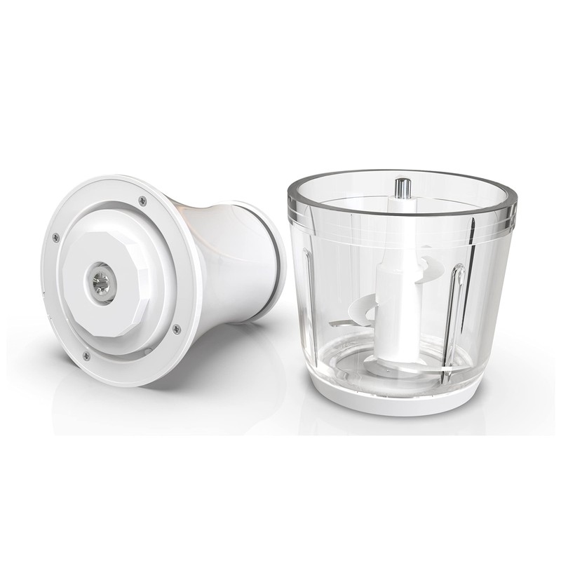 TAYAMA 2.5 Cup White 200W Mini Chopper 4-Layer Blade Food
