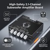 Haofy Amplificador de Potencia ZK HT21, 2.1 Canales, 160W, Conectividad