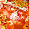 Preboun 50 Pcs Fall Pumpkin Dog Bandana Bulk Maple Leaves
